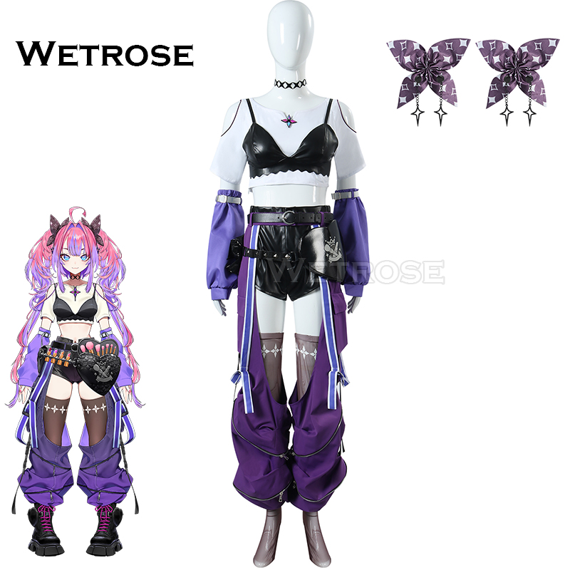 Wetrose] Pre-Order Hololive Vtuber FLOW GLOW Kikirara Vivi Cosplay