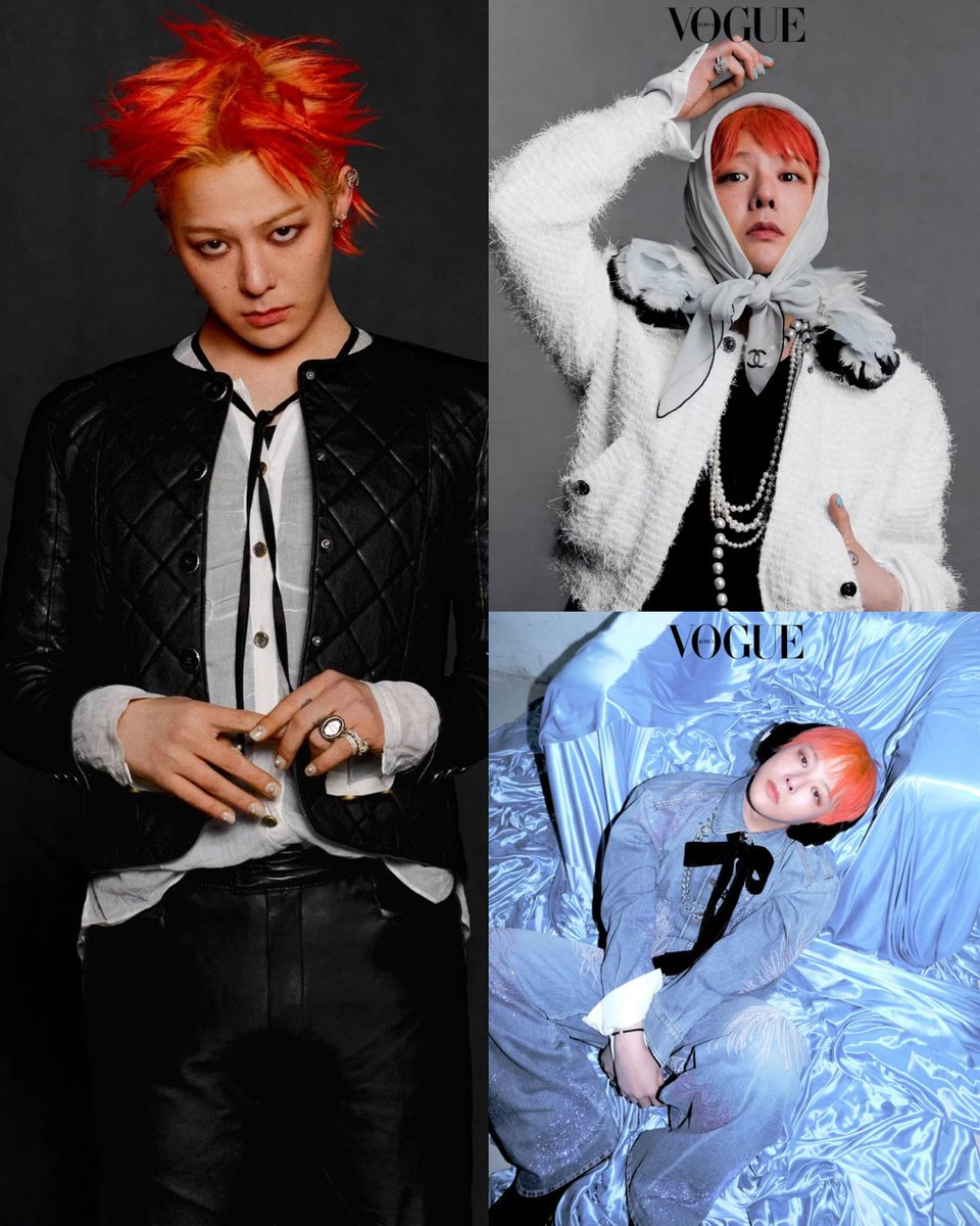 TheePopCore's tweet photo. G-DRAGON looks resplendently majestic, sublimely captivating, ravishingly handsome and absolutely attractive for Vogue Korea. https://t.co/7FiovxH8st
