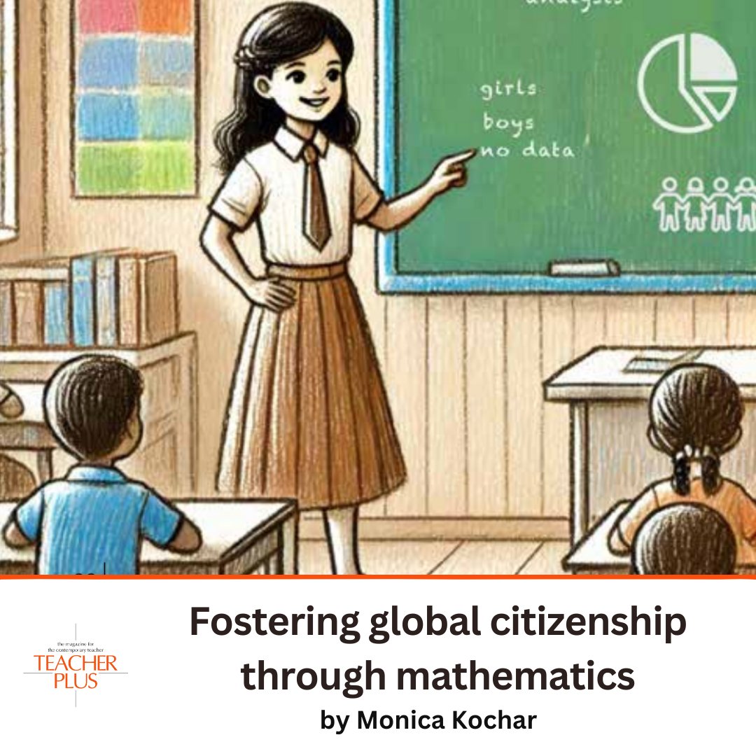 TPlus_tweets's tweet image. Math meets social impact. Monica Kochar uses global themes like gender equity, health &amp;amp; education to teach math in middle school, turning numbers into tools for change. Learn how data empowers students here: teacherplus.org/2025/2025/janu…

#TeacherPlus #MathForChange #STEM