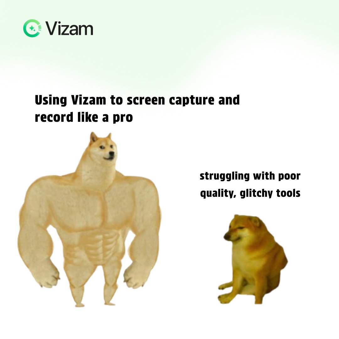 VizamScreenTool's tweet photo. Why settle for less when you can have the best? 🎥✨ With Vizam, screen capturing and recording feel effortless, professional, and fun. 

#screenrecording #contentcreators #gamers #education https://t.co/dAJlnXhdtP