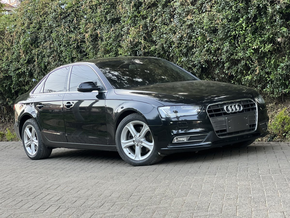 mceazarj's tweet photo. AUDI A4 
2.0 TFSI
YEAR 2015
BLACK
KDN Reg’n

▪️2000cc TFSI petrol engine
▪️Automatic transmission 
▪️18” alloy wheels
▪️Daytime running lights
▪️Fog lights
▪️Xenon headlights
▪️Parking sensors
▪️Reverse camera
▪️Bucket seats
▪️Power seats

ONLY KSH 2 M

CALL 0736355555 https://t.co/tqpvKK4UQK
