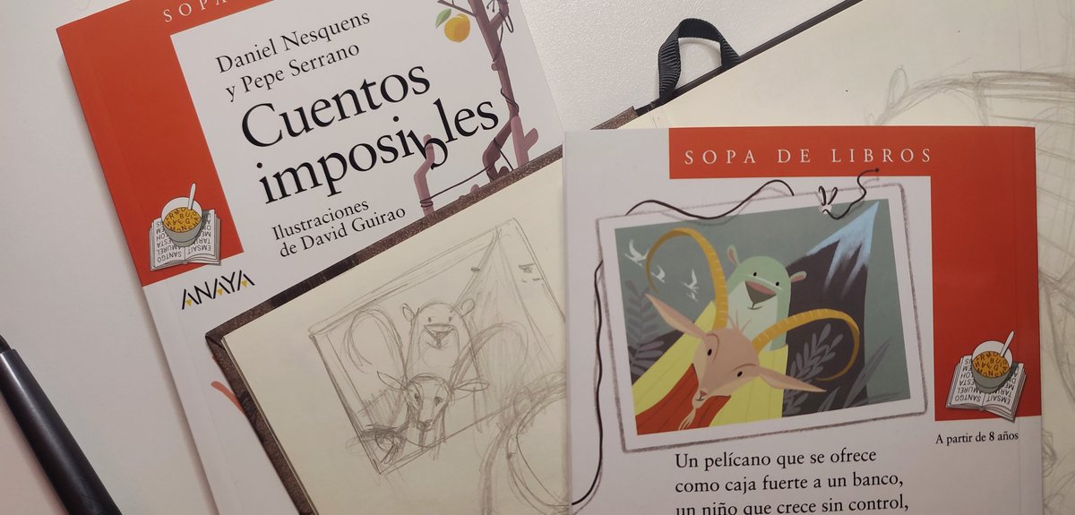 Cuentos imposibles, editado por <a href="/anayainfantil/">Anaya Infantil</a> en un par de semanas en librerías.
Ha quedado bien bonito.