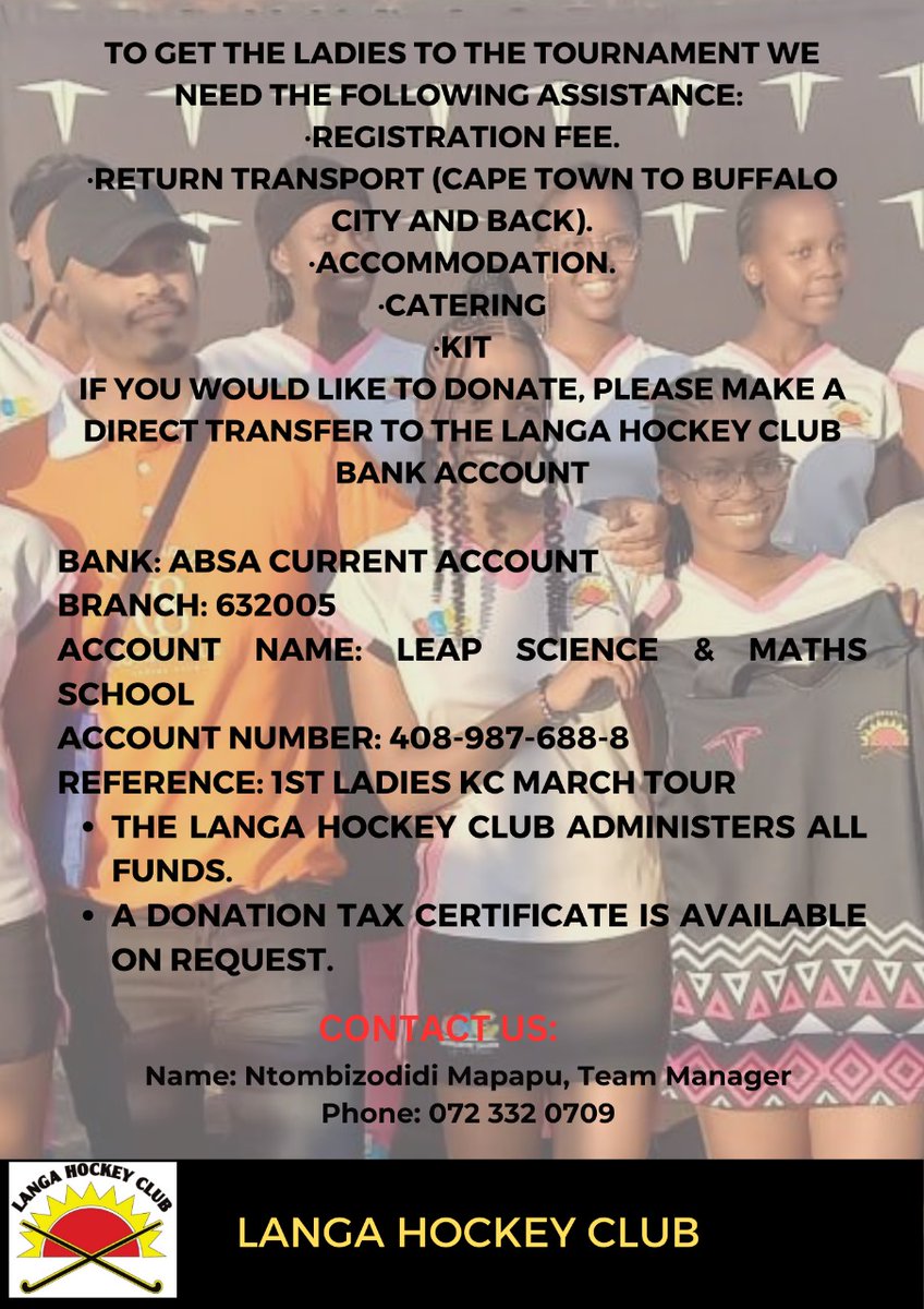 Langa Hockey Club 1st Ladies Team tweet media