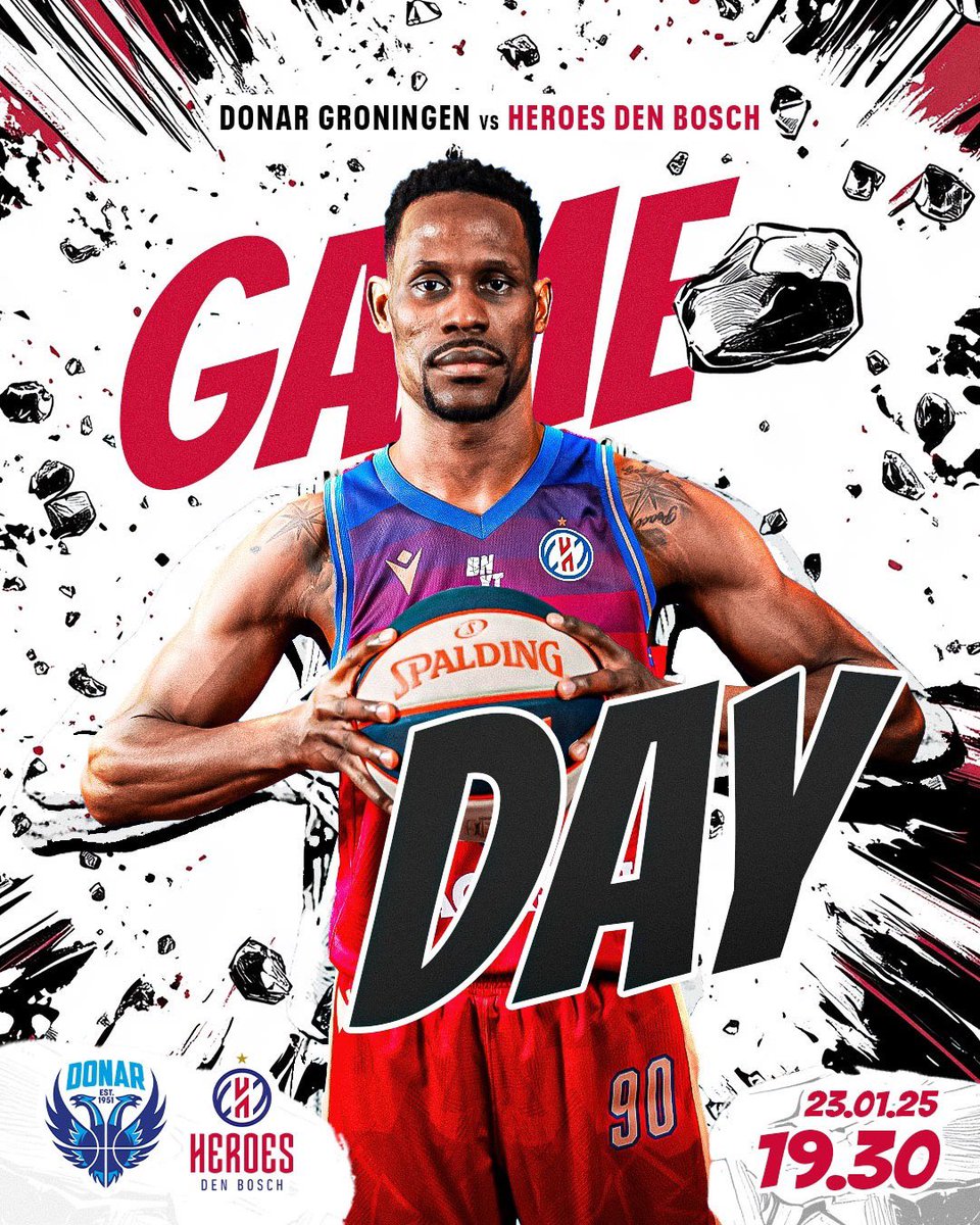 🏀🦸‍♂️ | 𝐆𝐀𝐌𝐄𝐃𝐀𝐘 - Donar vs. Heroes Den Bosch

📍 Martiniplaza, Groningen
⌚ 19:30
🍿 BNXT.TV

#heroesdenbosch #BNXTLeague #GROvsDBO
