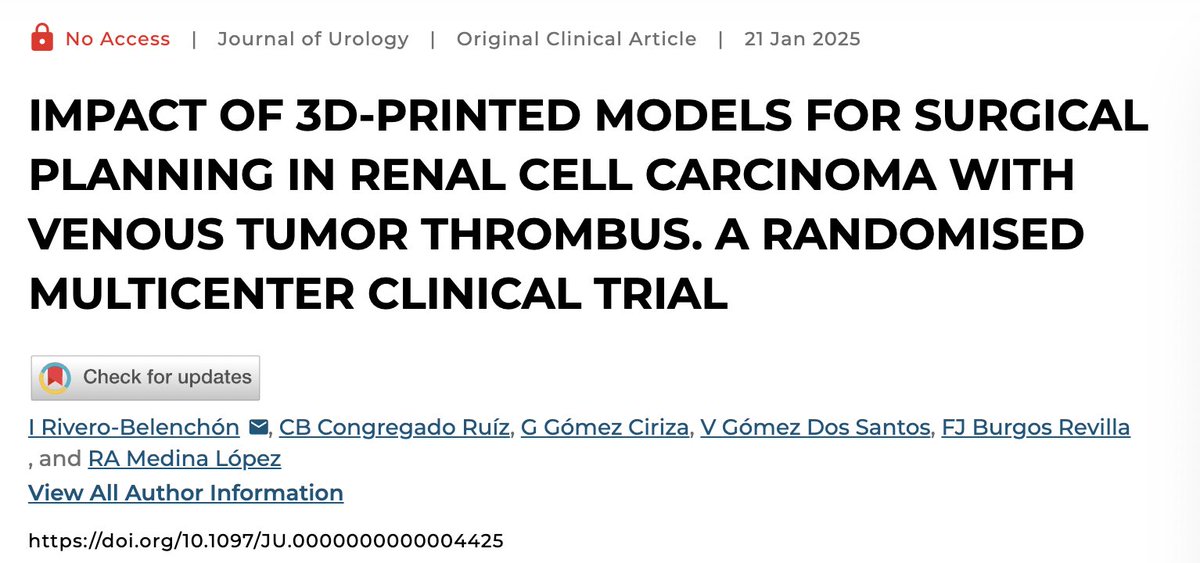 Primer artículo #UrologiaHUVR de 2025. Fruto de una de las líneas de investigación de nuestro grupo adscrito al <a href="/ibis_sevilla/">IBiS</a> y <a href="/GiThuvr/">GiTHUVR</a>, con la colaboración de nuestros colegas del Hospital Ramón y Cajal.  #SomosHUVR