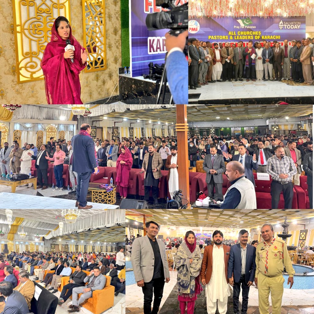 SAlisoomro52846's tweet photo. کراچی: ایم پی اے ایڈووکیٹ 
@RoomaMatto
 بھائی جنید مٹو نے پاسٹرز فیلوزشپ میٹنگ بسلسلہ کراچی گڈ نیوز فیسٹیول میں شرکت کی.
آرگنائزر پیس مشن انٹرنیشنل اینڈ پی ایم آئی ٹی وی 
@BBhuttoZardari
@AseefaBZ
@MediaCellPPP @ShaziaAttaMarri @sherryrehman https://t.co/oKvwrt9EOo