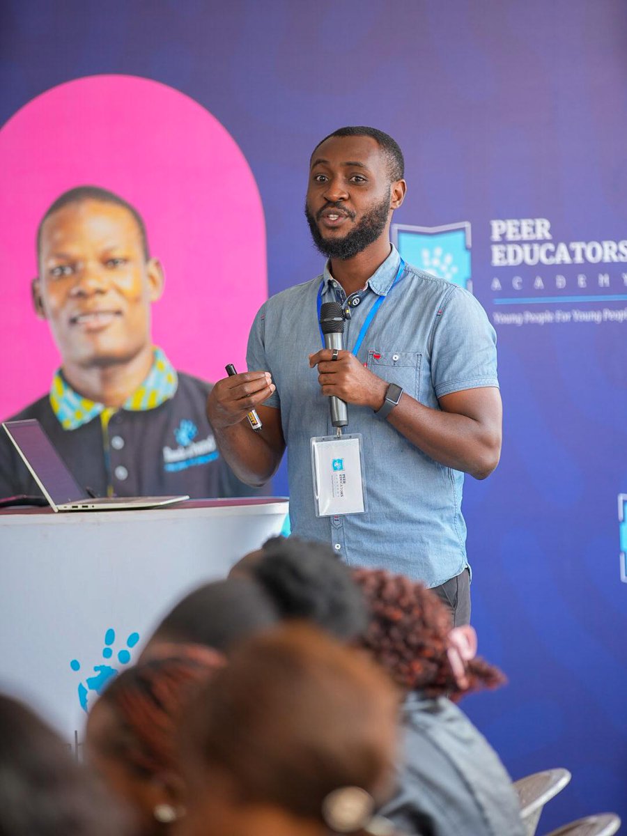 reachahand's tweet photo. During the Maternal & Child Health (MCH) session at the 2025 Peer Educators Academy, Mark stressed that there is a difference between being able to give birth & being ready to give birth. 

It was important for our peer educators to get this information because as we implement various projects, during our community engagements, we facilitate peer led informed discussions about family planning, reproductive health, and the long-term implications of childbirth, helping communities make better decisions for healthier outcomes. #PEA25 #BilliNowNow
