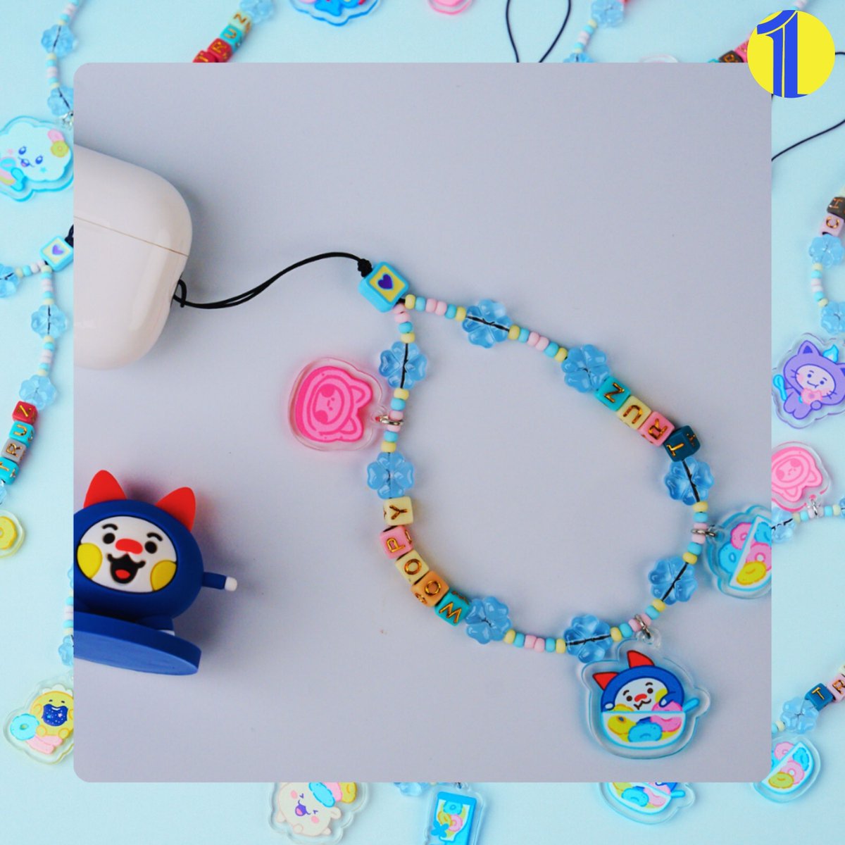 atfirstbkk's tweet photo. 💖 TRUZ Phone Charm New Collection 💖
🎉 24 มกราคมนี้ พร้อมช้อป! 🛒
สายห้อยใช้เป็นพวงกุญแจก็เริ่ด! 🌈
✨ ราคาเพียง 290.-
#AtFirst #truz #chilli #romy #yochi #bonbon #lawoo #Hikun #som #Ruru #woopy #PODONG #ตลาดนัดtreasure #ตลาดนัดเทรเชอร์ #ตลาดนัดเด็กสมบัติ #TREASURE https://t.co/OrwhPvMxFg