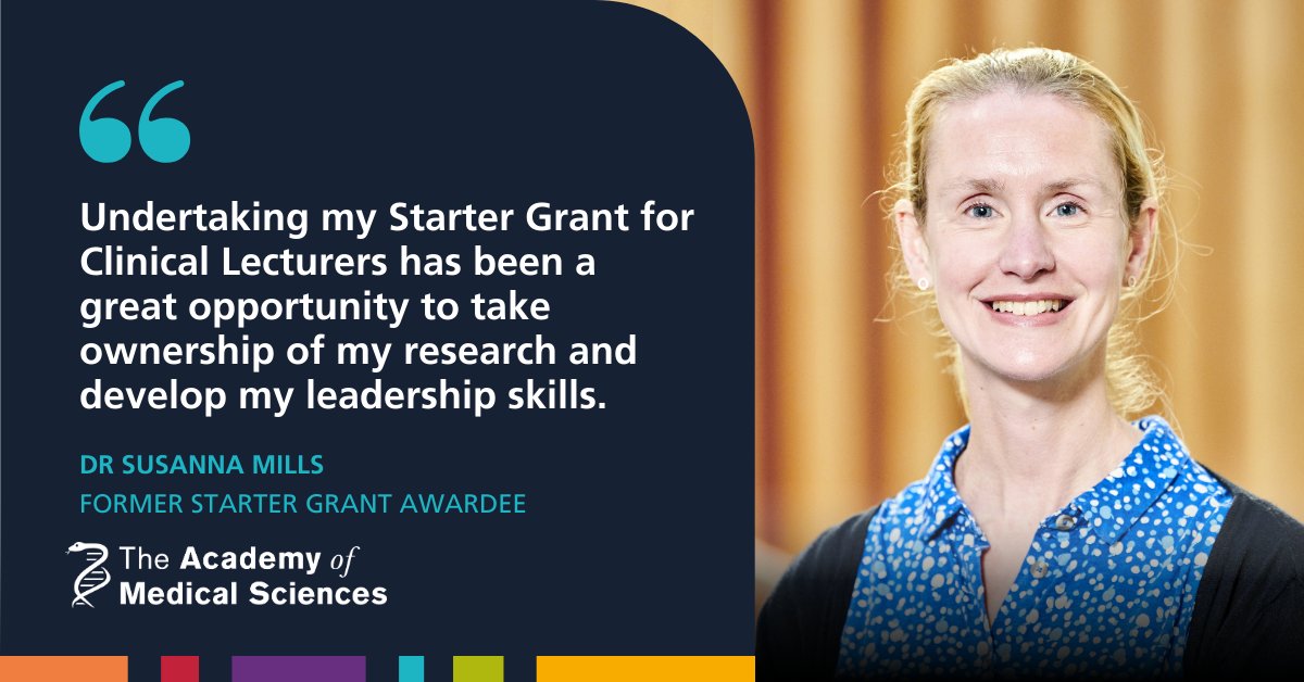 Calling Clinical Lecturers📝

The next round of Academy Starter Grants are now open! Apply to:
💸 Receive up to £30K to support your research
📈 Gather data to strengthen bids for longer-term funding

Find out more and apply by 5/3/2025

🔗ow.ly/fLC150UL6vl

#ResearchGrants