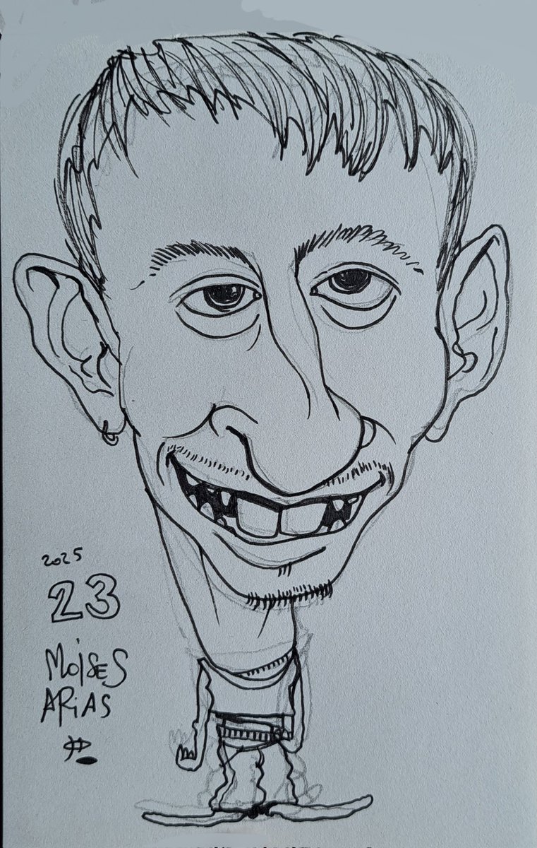 dco1971's tweet image. 23- #MoisesArias
@CariResolution  @iscacaricatures 
#caricatureresolution2025