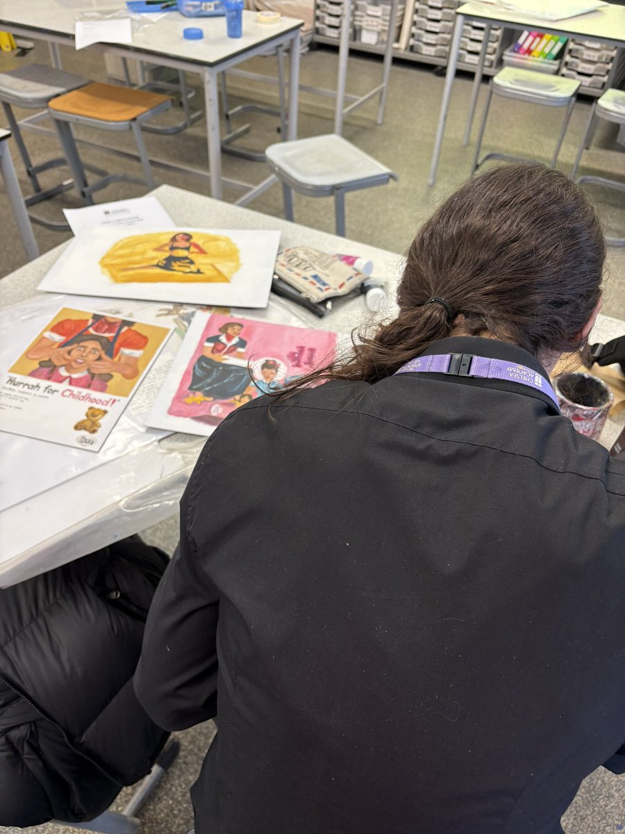 ChelseaAcad6th's tweet photo. Phenomenal work from our Year 13 @chelseaacademy @artcurriculum students during their mock exam. Such a wonderful variety of amazing work https://t.co/pc0swoSpJd