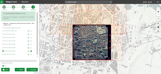 IDEESpain's tweet photo. Descubre la #GeoTeka en el #BlogIDEE: el visualizador del centro de descargas de #GeoAraba 🌍

👉 https://t.co/PBZDQwMpvT

Con más de 50.000 recursos, actuales e históricos:
🗺️ Productos cartográficos
📸 Fotos aéreas, ortofotos y vuelos panorámicos
📍 Divisiones administrativas https://t.co/NmwXJqKCiz