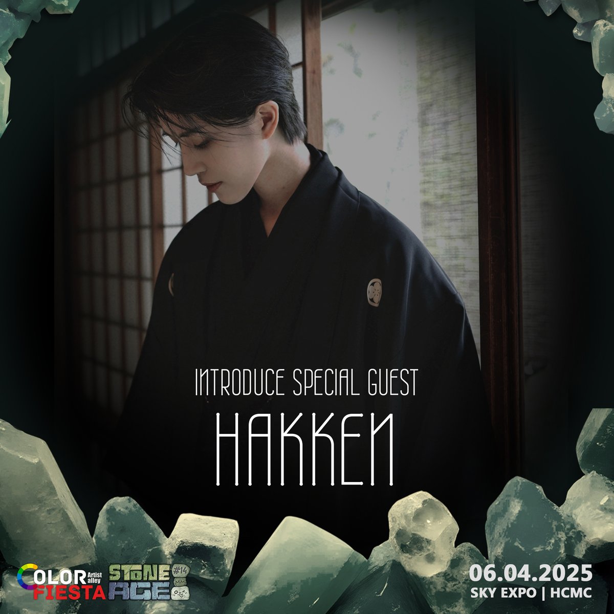 ColorFiestaVN's tweet image. 🌟 S+ tier guest Hakken is coming to Color Fiesta!
From Malaysia, @HakkenRyou is known for stunning male character portrayals and fan service, capturing hearts worldwide.
🤫 Secret: Hakken's Fan Meeting at Color Fiesta season 14 is coming soon!
#cofiss14 #colorfiestastoneage