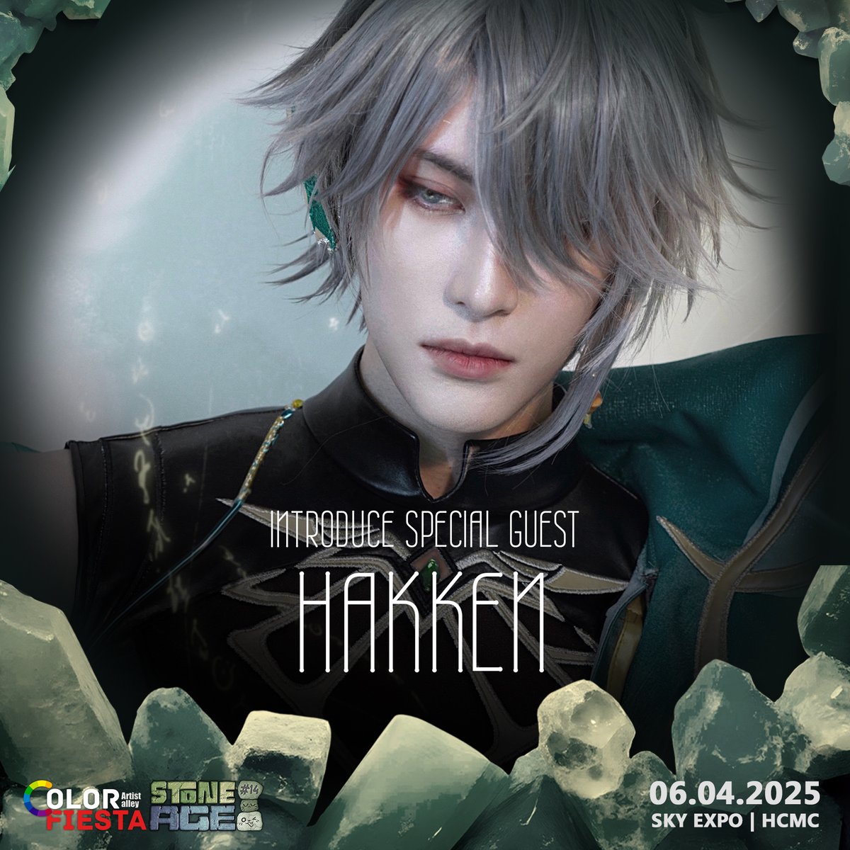 ColorFiestaVN's tweet image. 🌟 S+ tier guest Hakken is coming to Color Fiesta!
From Malaysia, @HakkenRyou is known for stunning male character portrayals and fan service, capturing hearts worldwide.
🤫 Secret: Hakken's Fan Meeting at Color Fiesta season 14 is coming soon!
#cofiss14 #colorfiestastoneage