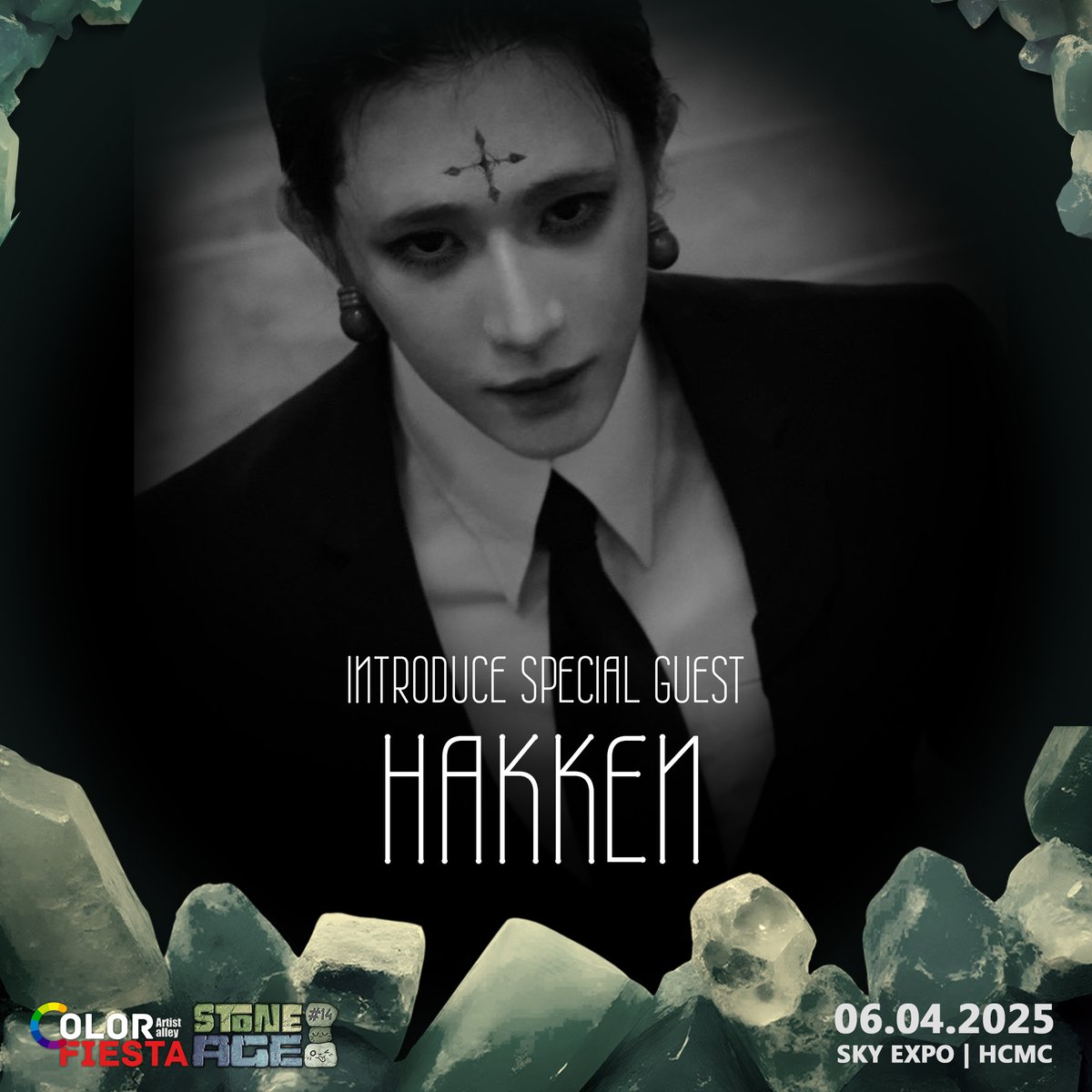 ColorFiestaVN's tweet image. 🌟 S+ tier guest Hakken is coming to Color Fiesta!
From Malaysia, @HakkenRyou is known for stunning male character portrayals and fan service, capturing hearts worldwide.
🤫 Secret: Hakken's Fan Meeting at Color Fiesta season 14 is coming soon!
#cofiss14 #colorfiestastoneage
