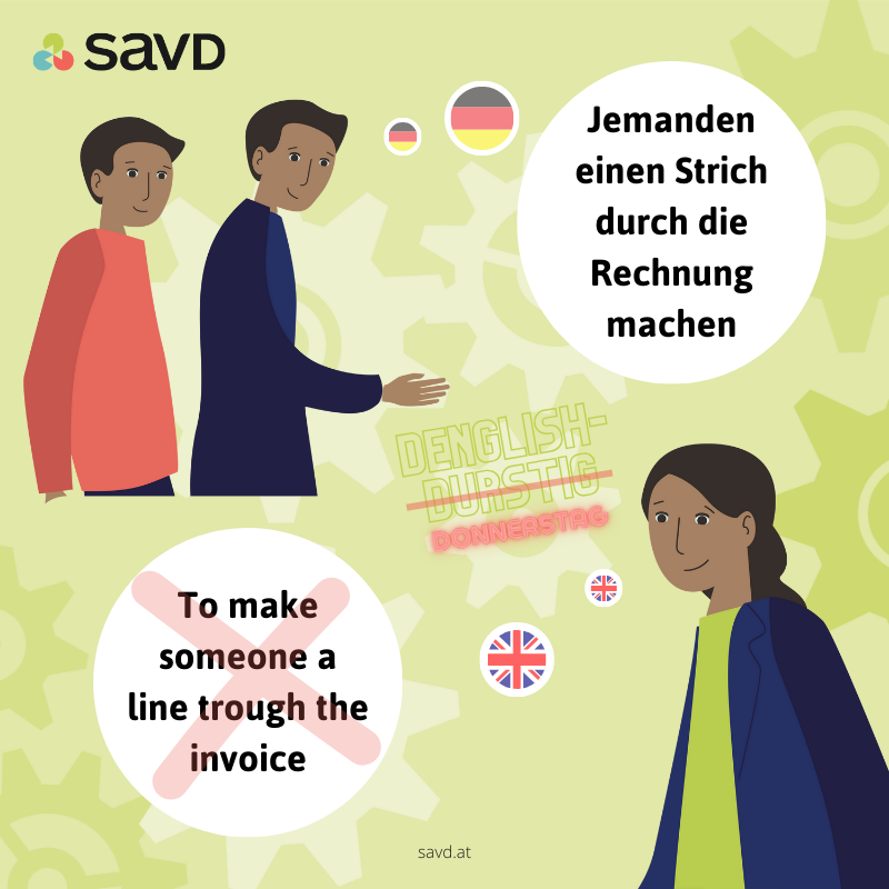 Videodolmetsch's tweet photo. Weil wortwörtlich nicht immer funktioniert 🤓

Hier noch die Auflösung der Phrase von letzter Woche: Die Redewendung "Über den Tellerrand schauen" übersetzt man natürlich nicht wortwörtlich, sondern in etwa so: To think outside the box.

#denglishdonnerstag #savd https://t.co/gbwy9F66IO