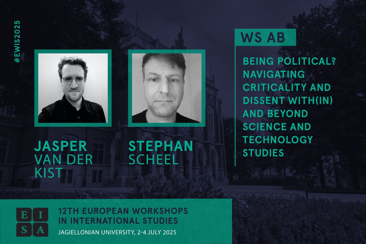 📣 EWIS 2025 WORKSHOPS 📣 

✅ (WS AB) Being Political? Navigating Criticality and Dissent With(in) and Beyond Science and Technology Studies