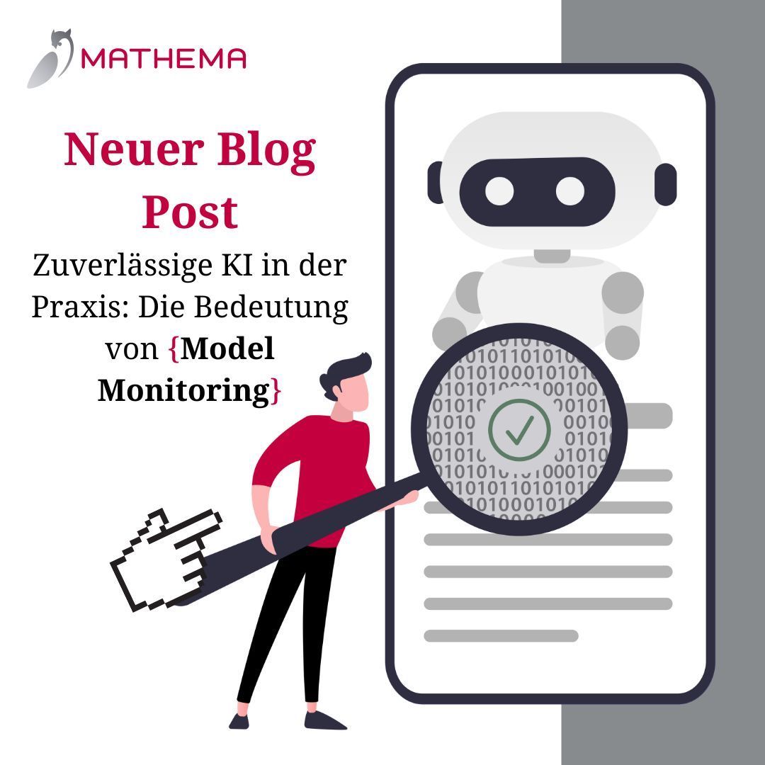 Damit #KI zuverlässig bleibt: Warum Model #Monitoring ein Muss ist 📶
"Zuverlässige KI in der Praxis: Die Bedeutung von Model Monitoring", so heißt <a href="/Anna/">Anna</a> Holzmanns neuer Artikel auf unserer Website.

Lesen Sie den spannenden Beitrag hier: buff.ly/4jl4RJ9

#Mathema #Data