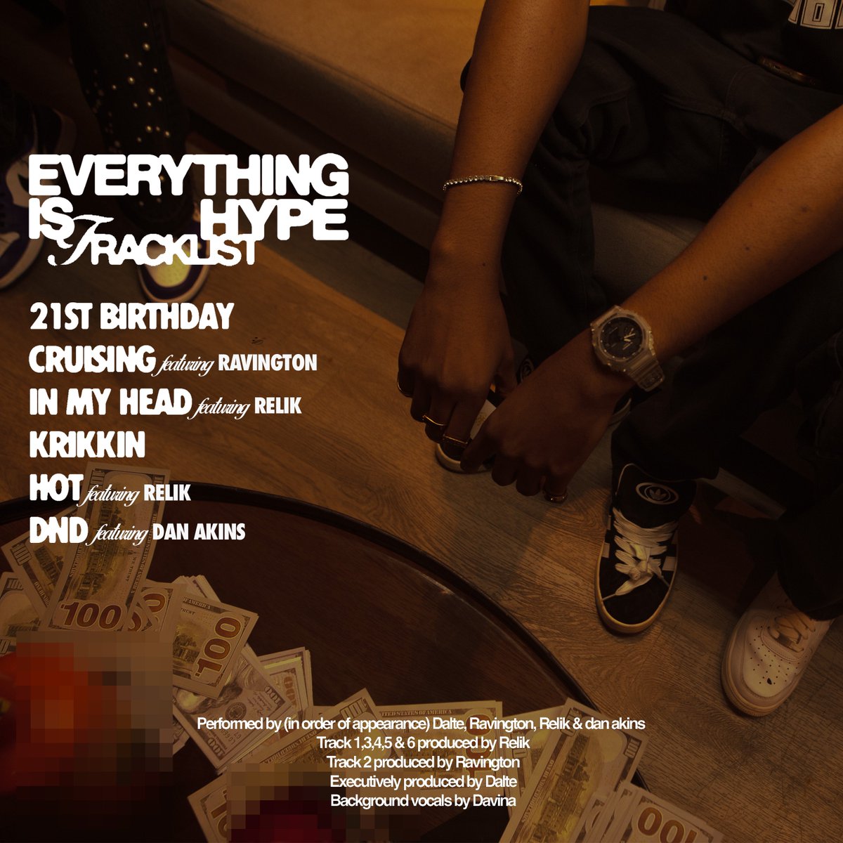 Dalte_'s tweet photo. EVERYTHING IS HYPE is officially out on all platforms 🍾🎉
Features: @rellikthekid_ 
@ravingt0n 
@DannyAkins_ https://t.co/sLjYKT1iSS