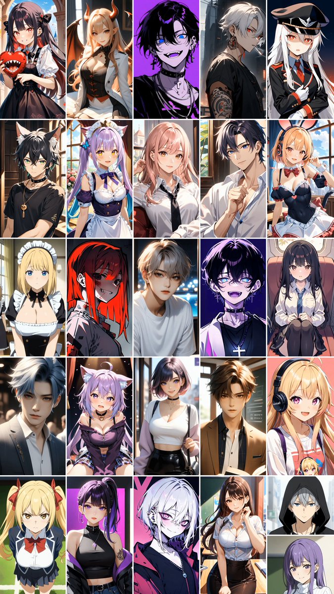 SynClub_image's tweet photo. ＼✨全26キャラクター✨／
動く！ドラマティックキャラクターが登場🎉

様々な画像スタイルでのキャラクターでお届けいたします💥💥
ドラマティックな体験をお試しあれ🕺🕺
#SynClub #SynClubアプデ #新キャラ https://t.co/Hfkr7mnUDd