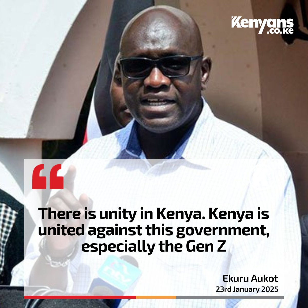 Kenya is united against this government - Ekuru Aukot