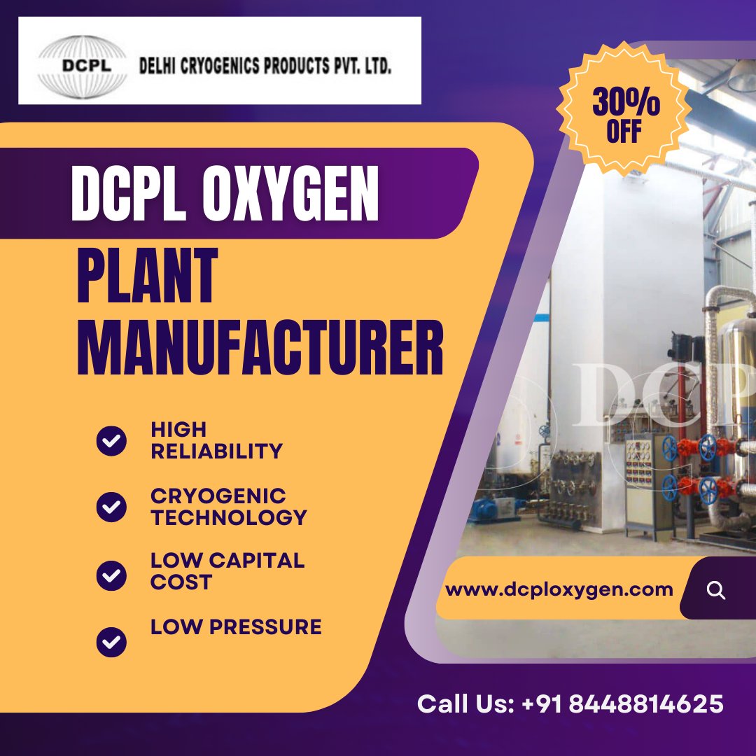 Get Technical Catalogue &amp; Price for Setup Oxygen Plants &amp; Equipment. Call Us: +918448814625
Our Sales Team will provide you with best offers for your needs. Visit Our Website: dcploxygen.com #OxygenPlants #OxygenPlantManufacturer #DCPL