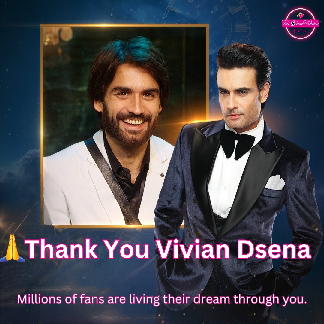 A Note of Thanks to #VivianDsena 

Dear <a href="/VivianDsena01/">Vivian Dsena</a>,

Thank you so much for filling the lives of millions of your fans worldwide with so many good memories during your 3.5-month Bigg Boss journey. Your fans have laughed with you, cried with you, and felt every emotion with you