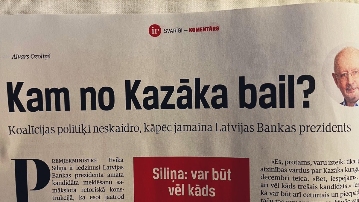 Beidzot tas izskan. Tev šķiet, ka kaut ko nesaproti, nezini, bet patiesībă viss ir vienkārši - nopietnu argumentu pret <a href="/martinskazaks/">Mārtiņš Kazāks</a> nav. Ir kas cits. Šo var saukt par Kazāka situāciju: kad īsto iemeslu jāslēpj, atliek melst un muldēt.