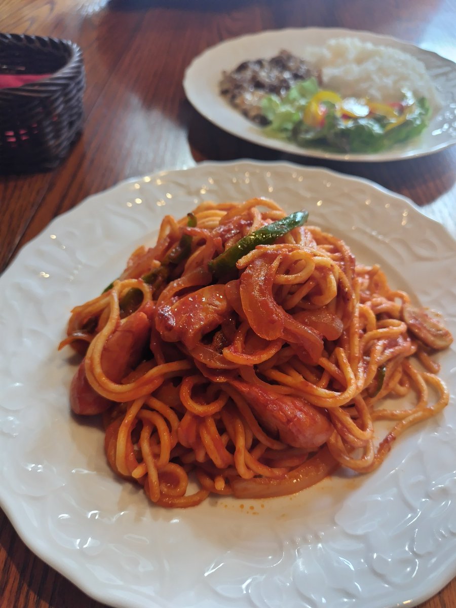 昔ながらのスパゲティナポリタンうまし