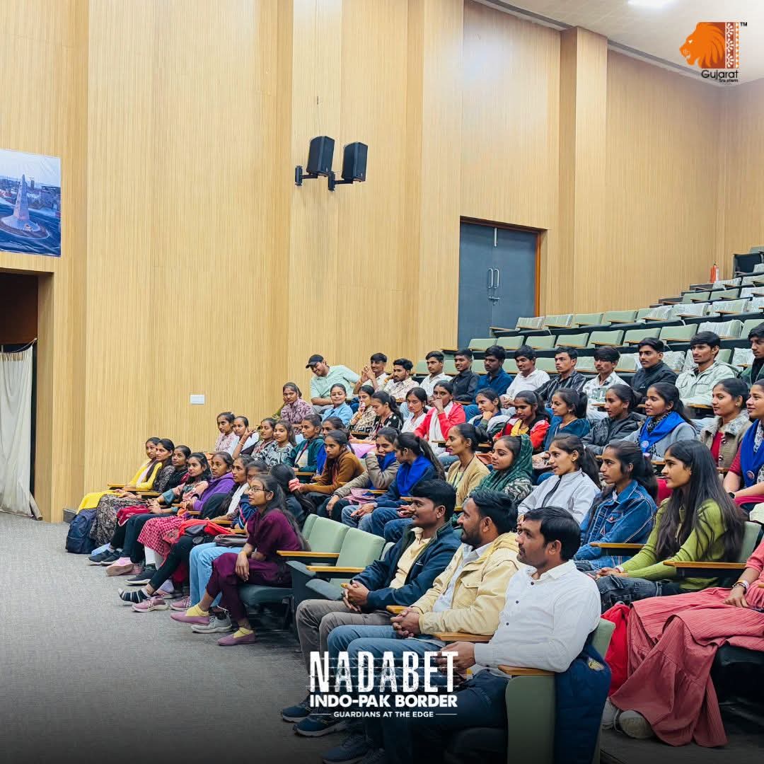 સાયબર અવેરનેસ સંદર્ભે સેમિનાર યોજ્યો, વિદ્યાર્થીઓ સાથે સીધો સંવાદ કરી સાયબર ક્રાઇમ વિશેની તલસ્પર્શી માહિતી અપાઈ.Stay ahead of cyber threats! Cyber Crime and Fraud Detection workshop January 18th at Nadabet Indo-Pak Border.  how to spot scams and protect yourself and others.