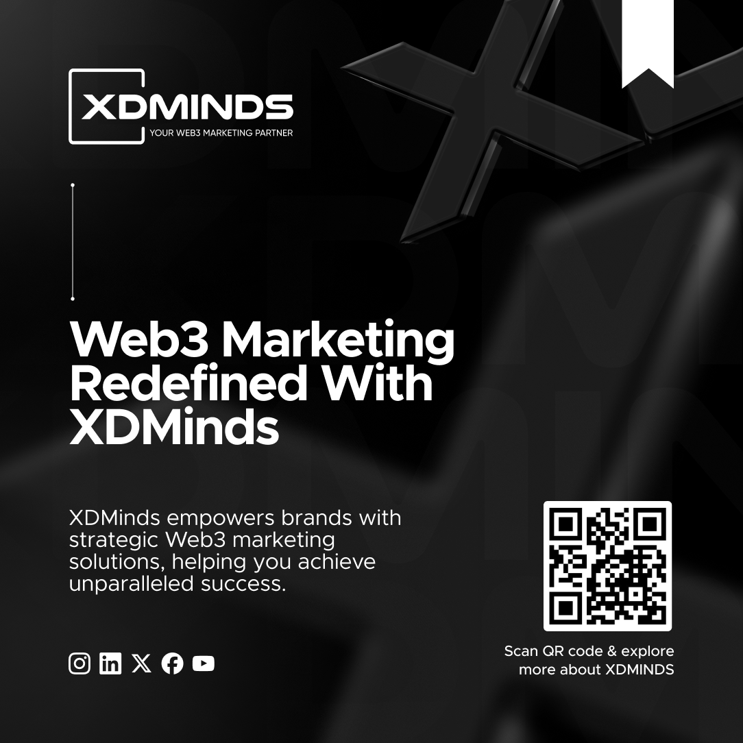 xd_minds's tweet photo. We are #XDMinds, your trusted web3 marketing agency. Driven by passion and innovation, we redefine how brands connect with their audiences in the digital frontier.

Learn More: https://t.co/4DYE73hqja

#Web3Marketing  #DigitalInnovation #Web3advertising #DigitalFrontier https://t.co/5Ef44wUadv