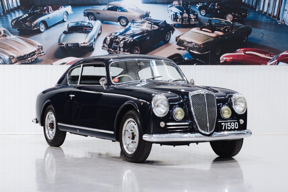 ClassicMotorSal's tweet image. Car for sale from JD Classics | 1952 Lancia Aurelia B20 GT Series 2 Coupe by Pininfarina | £285,000.00

@jdclassics

Read More: classicmotorsforsale.com/home/car-detai…

#JdClassics #LanciaAurelia #AureliaB20GT #PininfarinaDesign #ClassicLancia #VintageItalianCars #CollectorCars #ItalianClassics