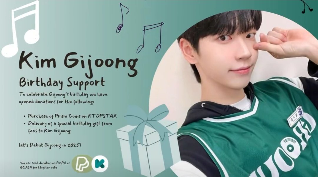 GijoongVT's tweet photo. D-1 before Gijoong's birthday &amp; Universe League's Finale! 🏁
You can still send your donation. Please check the thread for details. 🙇🏻‍♀️🫶🏻

#KIM_GIJOONG #GIJOONG #김기중 https://t.co/c2K7FrdgqO