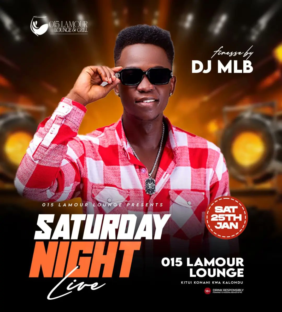 DjMlb254's tweet photo. Africa's no.1 Party Don Dada live in Kitui this Saturday. 015 LAMOUR LOUNGE is the place to be. Link up✌️

#mlbliveexperience ##partydondada https://t.co/p6HcyXcGpX