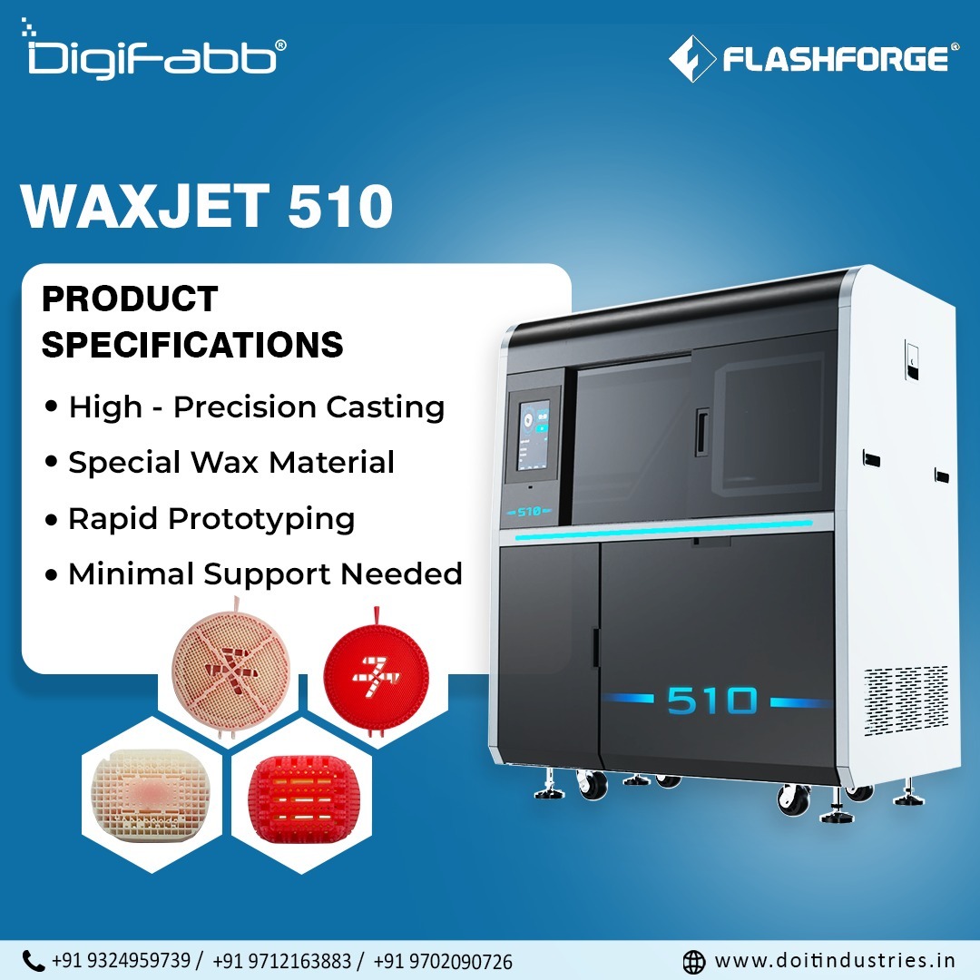 jewelbuzz_mag's tweet image. #BrandBuzz  – creating the right buzz to boost your brand!

Introducing the WaxJet 510 by Digifabb! Delivering high-precision casting, rapid prototyping, and minimal support with special wax materials. Perfect for intricate designs.

#digifabb #WaxJet510 #JewelleryInnovation