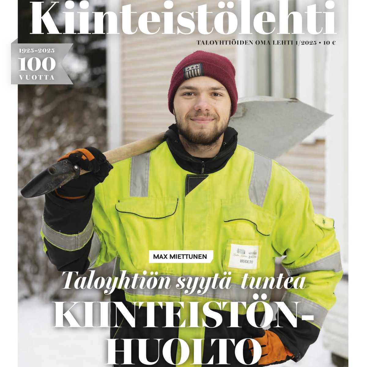 Tammikuun Kiinteistölehti ilmestyy tänään! Kiinteistönhoito on espoolaiselle 21-vuotiaalle Max Miettuselle paitsi työ myös intohimo. Hänet valittiin ammattitaidon SM-kilpailuissa 2024 Taitajien Taitajaksi eli kaikkien lajien parhaaksi kilpailijaksi.

Lue lisää uudesta lehdestä!