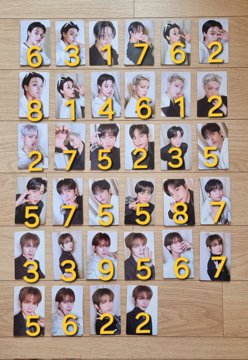 ateez__sell's tweet photo. 에이티즈 앨범포카 앨포 미공포 판매 양도 SELL ATEEZ GOLDEN HOUR : Part.2

성화 산 홍중 0.3
윤호 우영 민기 0.2
여상 종호 0.1
( 1.0부터 거래 ⭕ )
https://t.co/sNcLJPR9VT

홍중 성화 윤호 여상 산 민기 우영 종호
Hongjoong seonghwa yunho yeosang san mingi wooyoung jongho wts https://t.co/PtdIUFnkaS