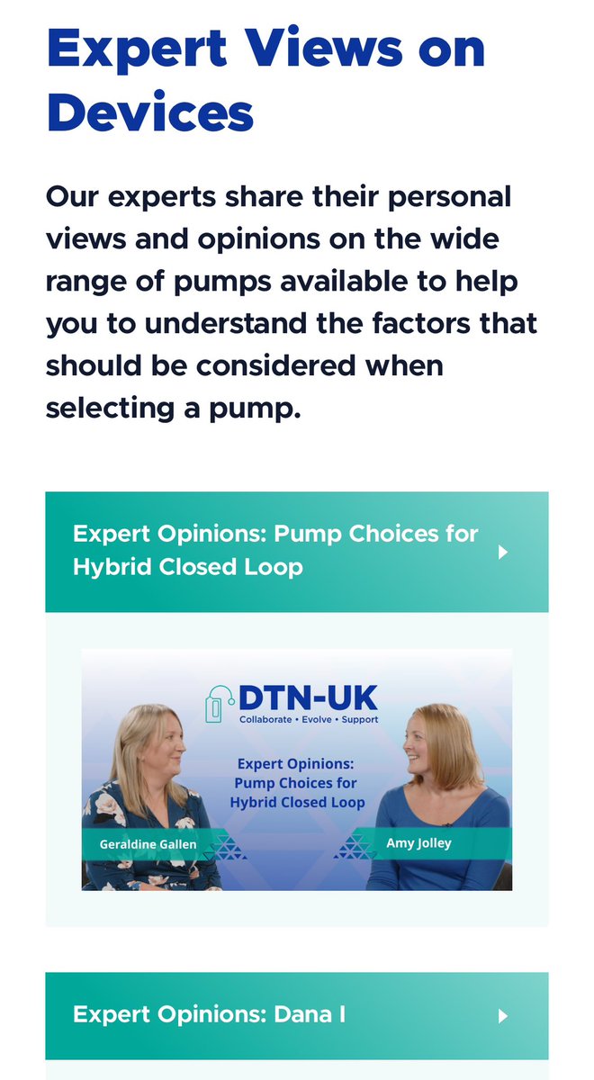 So pleased to share that our new DTN pump choice videos are now live on our website. A great resource for PWD and HCP to review current choices when trying to decide which HCL system to choose  abcd.care/dtn-education/…