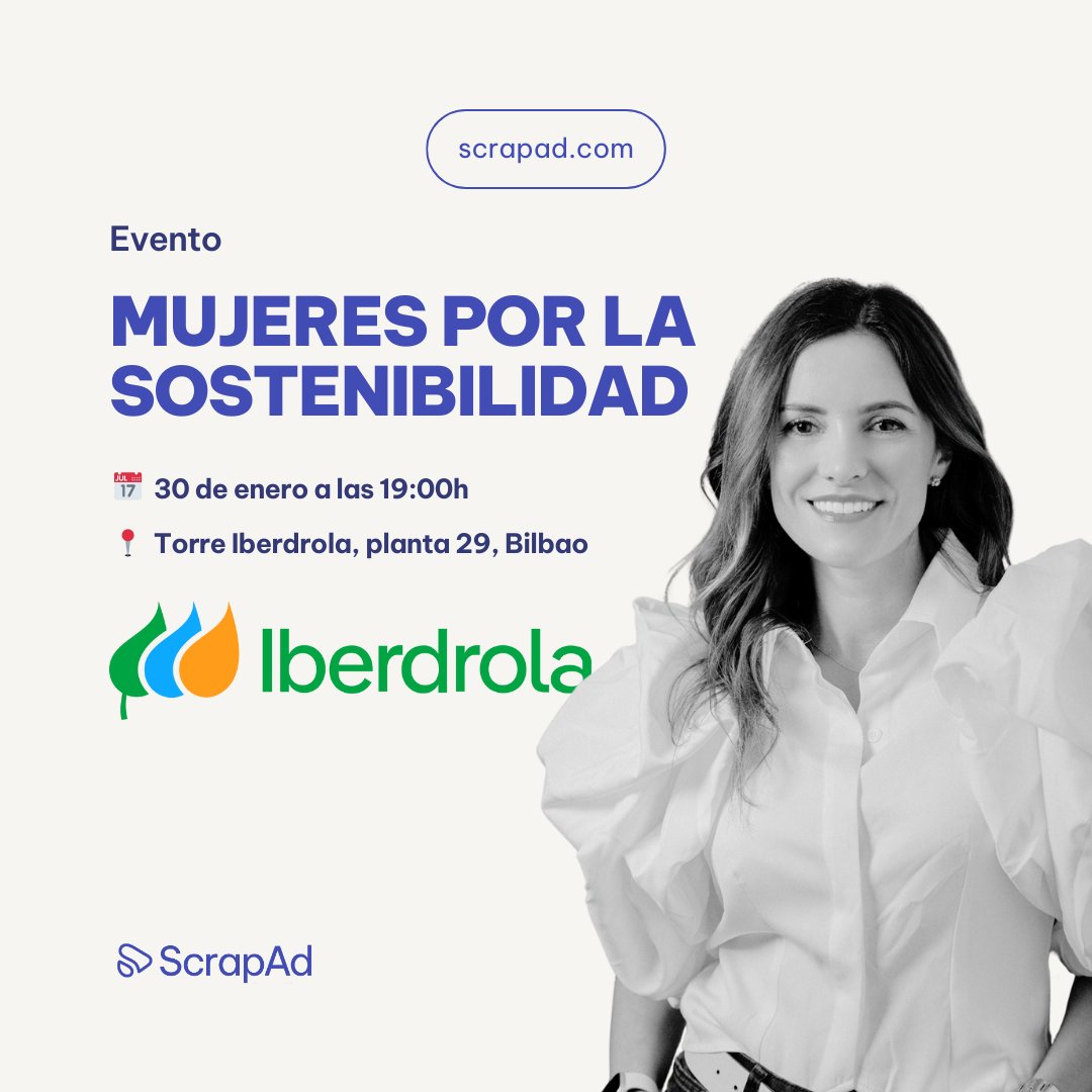 🌱 El próximo jueves 30 de enero, nuestra COO y fundadora Sandra Montes Pérez asistirá al evento de la mano de Women Lab Bilbao junto con <a href="/Iberdrola/">Iberdrola</a> para hablar sobre SOSTENIBILIDAD. ¡Te esperamos en la planta 29 de Torre Iberdrola, a las 19:00h!

#reciclaje #sostenibilidad