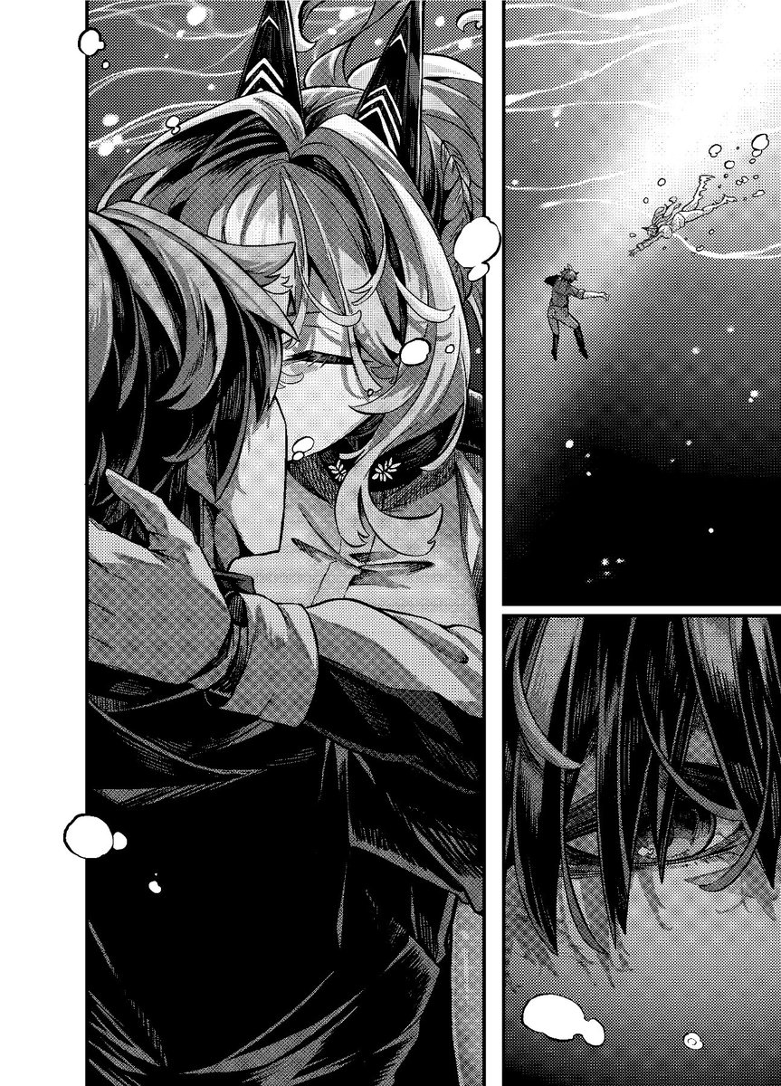 溺れた指揮官を助ける漫画
#NIKKE #メガニケ 