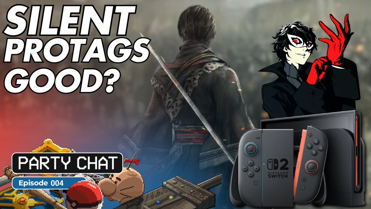 Episode 4 of Party Chat is now live on YouTube and podcast services! We talk about the Switch 2 reveal, Dynasty Warriors Origins, Tales of Graces f Remastered, and if silent protagonists still have a place in the JRPG genre. 

YouTube: youtu.be/AKb01viJs-I
