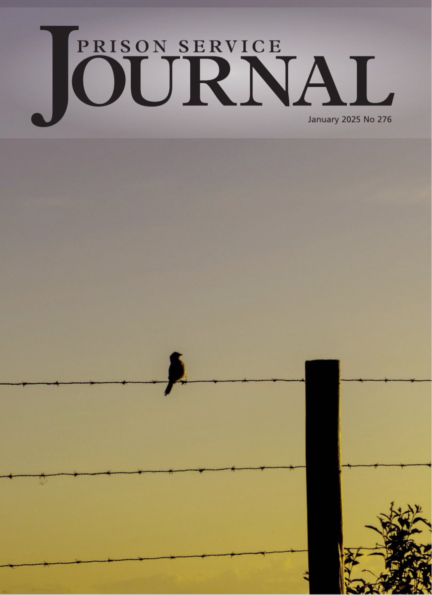 PSJ_UK's tweet photo. The latest edition of the Prison Service Journal is now available! This general edition includes articles on staff wellbeing, education and hope

🔗https://t.co/4lUijtHCRz

#prisonservicejournal #psj #prisonservice #prisonstaff #prisoneducation #openaccess https://t.co/utDxlN7xFk
