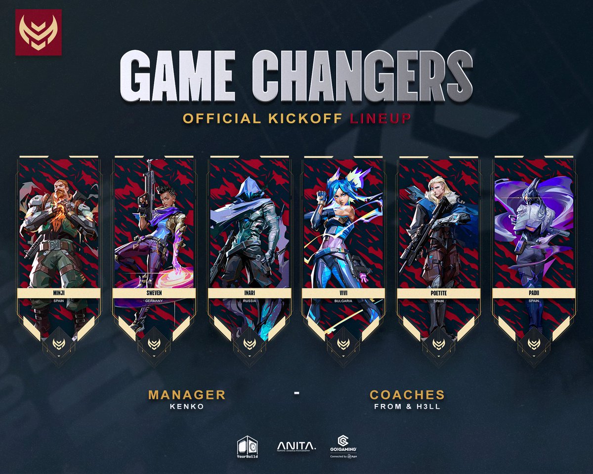 It's time to announce our first ever <a href="/VALORANT/">VALORANT</a>  Gamechangers team! 

They are more then ready to show everyone what they are made of during the Game Changers Kickoff this weekend!

#WEAREMYTH