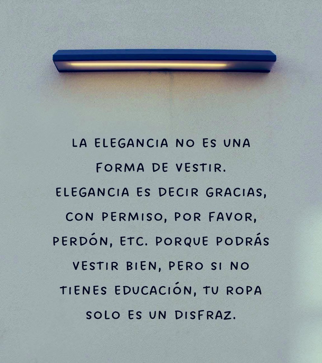 BlancaRosaGS's tweet photo. #No #cuesta #nada #practicar la #elegancia https://t.co/xd0dacJ7i1