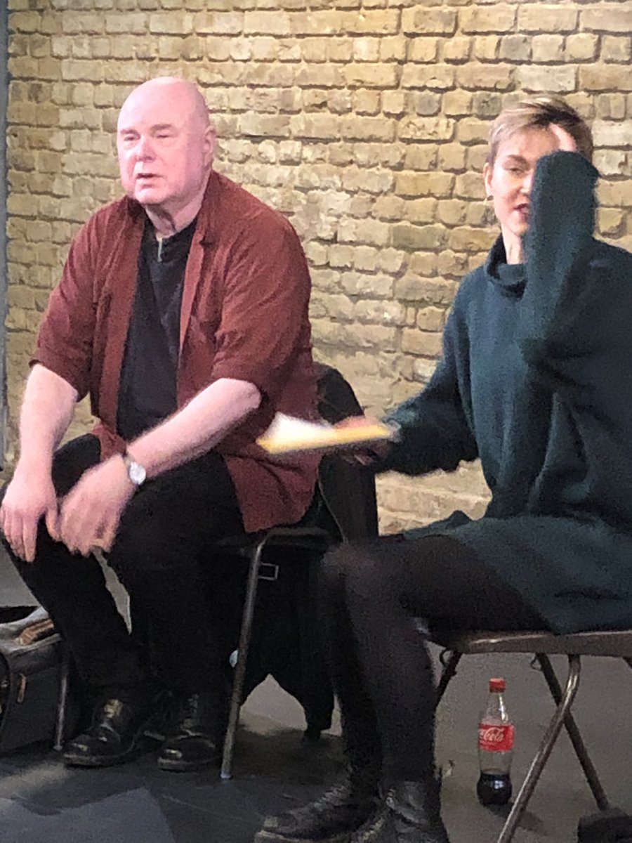 Nilgün Yusuf (@nilgin) on Twitter photo “Feeling IS meaning.”
What utter joy to be in the funny, insightful, inspiring company of writer, Philip Ridley interviewed by long-time collaborator, Wiebke Green <a href="/arcolatheatre/">Arcola Theatre</a> following a sell-out season of Tarantula that I reviewed for <a href="/TheReviewsHub/">The Reviews Hub</a>. Respect! “Feeling IS meaning.”
What utter joy to be in the funny, insightful, inspiring company of writer, Philip Ridley interviewed by long-time collaborator, Wiebke Green <a href="/arcolatheatre/">Arcola Theatre</a> following a sell-out season of Tarantula that I reviewed for <a href="/TheReviewsHub/">The Reviews Hub</a>. Respect!