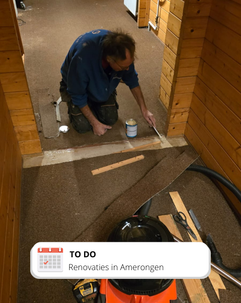Onze groepsaccommodatie in Amerongen wordt opgeknapt! De komende tijd zal er hard gewerkt gaan worden om de accommodatie te updaten met onder andere een nieuwe vloer en vernieuwd sanitair. 
 
We zullen je op de hoogte houden van de werkzaamheden. betteldamerongen.nl