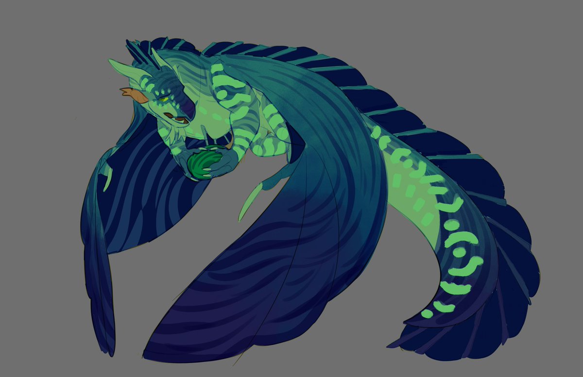 heavenxpiercer's tweet photo. tsunami, wanted to sneak in gill genes #wof #wingsoffire #wofart #wingsoffireart  #tsunamiwof #dragon #dragonart #tsunamiwingsoffire #woffanart #princesstsunami https://t.co/UiLPntcWn6