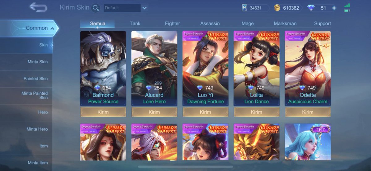 Mobile Legends Menfess tweet media