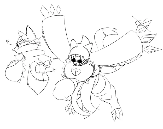 a ninja mienshao oc that i dont think i posted here yet?? her name's Sleeves and she kicks ass for money 