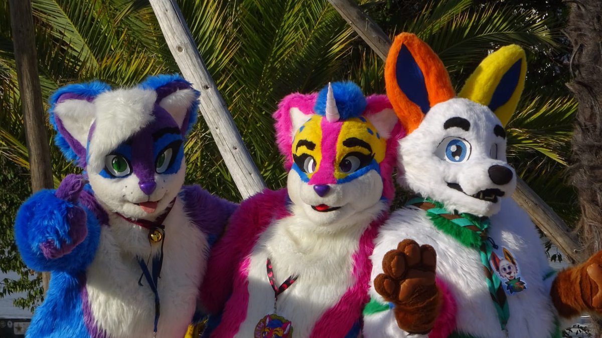 Mit Freunden unterwegs. ❤️
Schöne Erinnerung.. 

#furry #fursuit #furries #miwa #coty